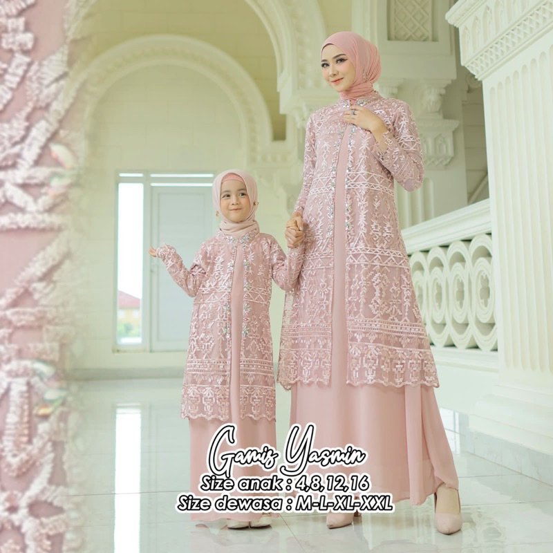 GAMIS COUPLE IBU DAN ANAK| GAMIS| GAMIS PESTA| GAMIS KONDANGAN| GAMIS BRUKAT| GAMIS BROKAT| GAMIS AN