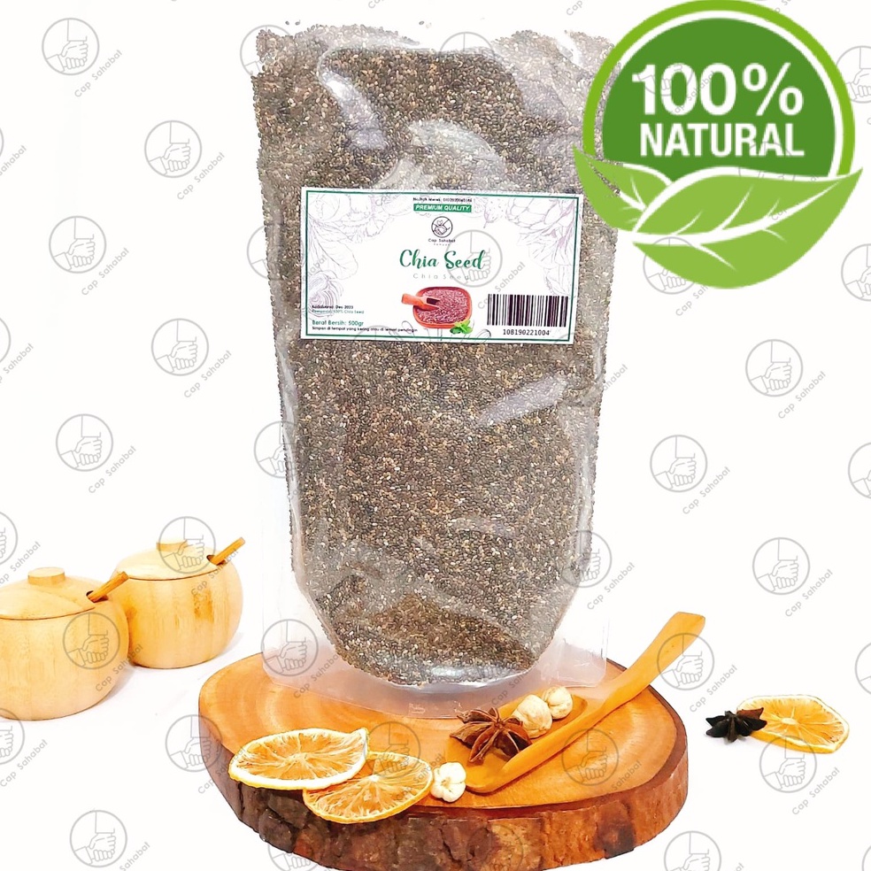 

D!skon 500gr Black Chia Seed ORGANIK / USDA / Rempah / JSR100% PREMIUM QUALITY GOGO Order