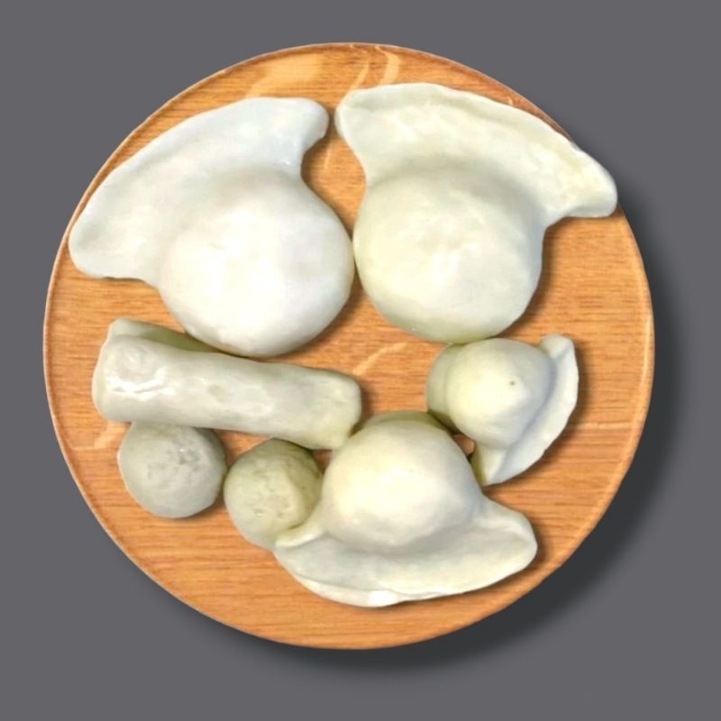 Replika makanan empek-empek pelembang ( 1 set 10pcs mix  )  Pempek Palembang  /  Replika makanan / M