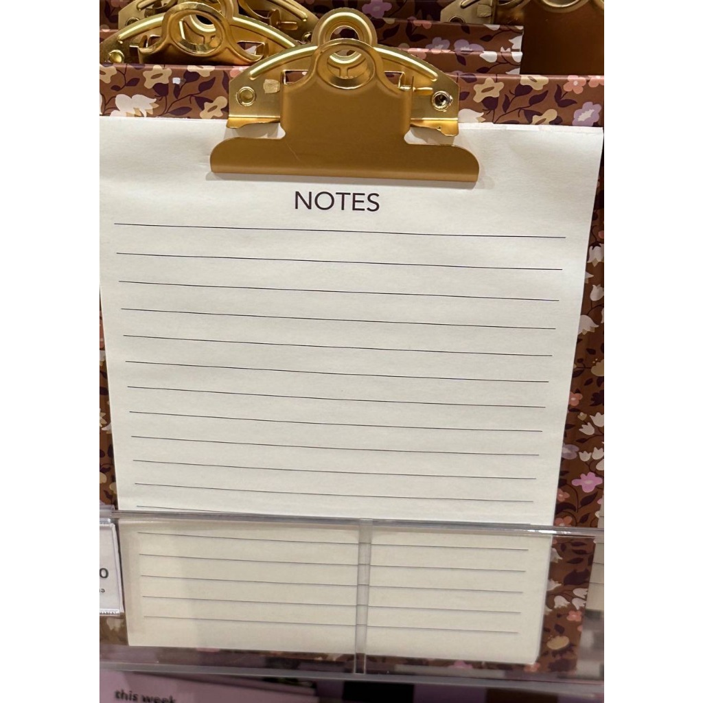 

JASTIP - FLYING TIGER CLIPBOARD FLOWERS WITH NOTE | CHRISTMAS GIFT / HADIAH NATAL