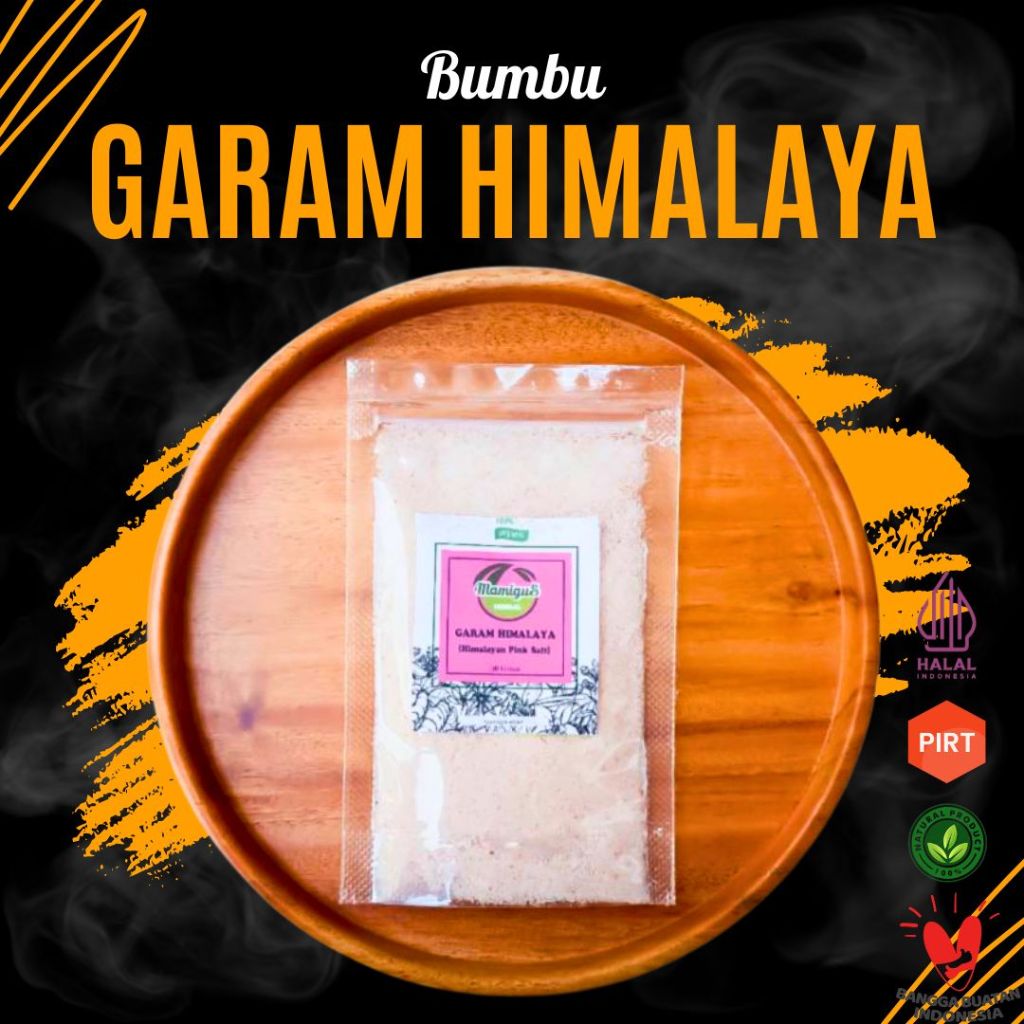 

Garam Himalaya / Himalayan Pink Salt Asli (100 GRAM)