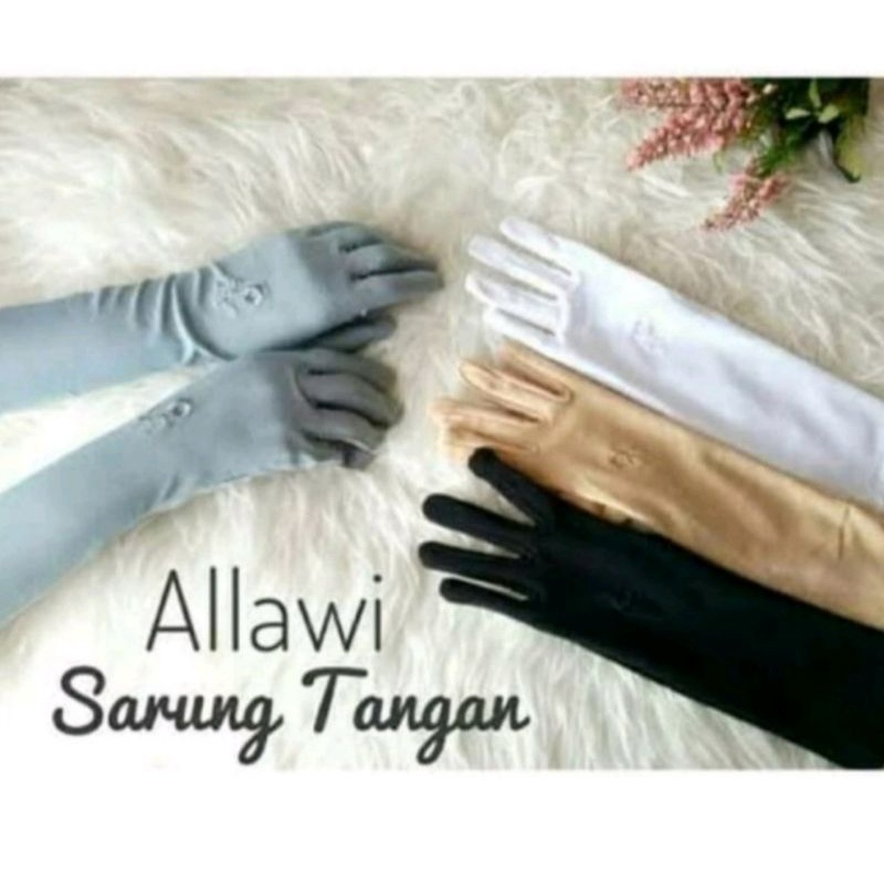 Manset Tangan Wanita Muslimah / Manset Tangan 5 Jari / Manset allawi