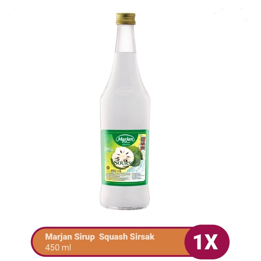 

Laris❅ SIRUP MARJAN SQUASH SIRSAK 450ML SOURSOP SYRUP f6egw