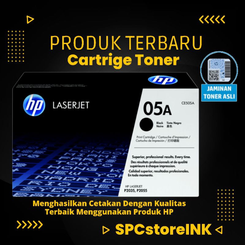 Toner Hp Laserjet 05A Toner Black (Ce505A)