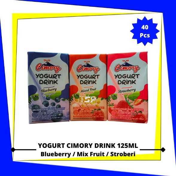 

[Produk MC47] Yogurt Cimory Drink Varian Rasa 125ml x 40 pcs (1 Karton) Ready