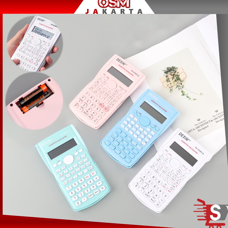 

RKWSP OSM JKT S5977 Kalkulator Sekolah / Kalkulator Scientific / Kalkulator Ilmiah 240 Fungsi / Kalkulator Sains / Kalkulator SinCosTan 92