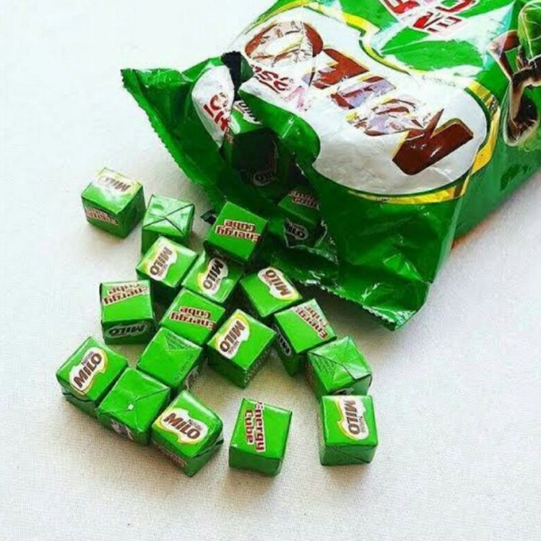 

L6QJI Milo Cube 100 pcs ORI / milocube / permen coklat milo Pasti Murah 人(⌒