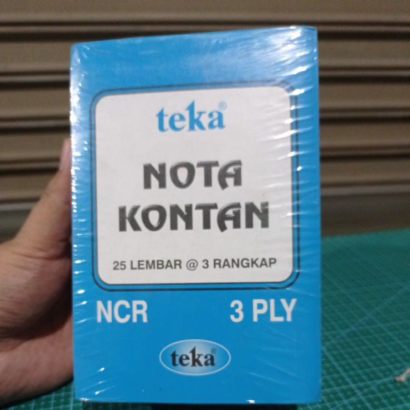 

Nota Kontan TEKA 3ply 25 lembar NCR