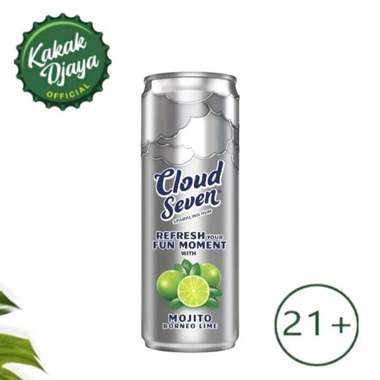 

Cloud Seven Sparkling Rum Mojito Borneo Lime Sparkling 350ml can 87