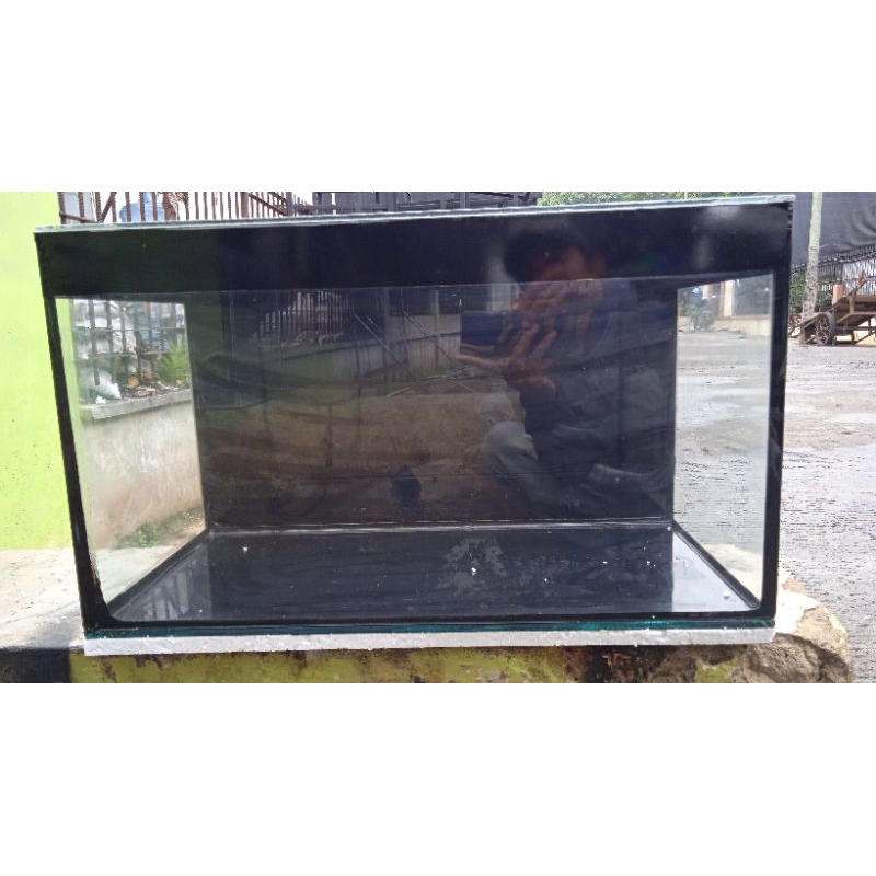Aquarium 60x30x35 Scotlet Oracal Hitam