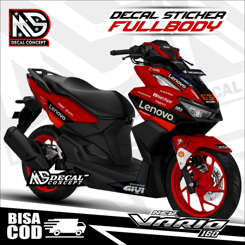 (PROMO DECAL STIKER) Decal Vario 160 Full Body - Stiker Vario 160 Full Body - Dekal Vario 160 Full B