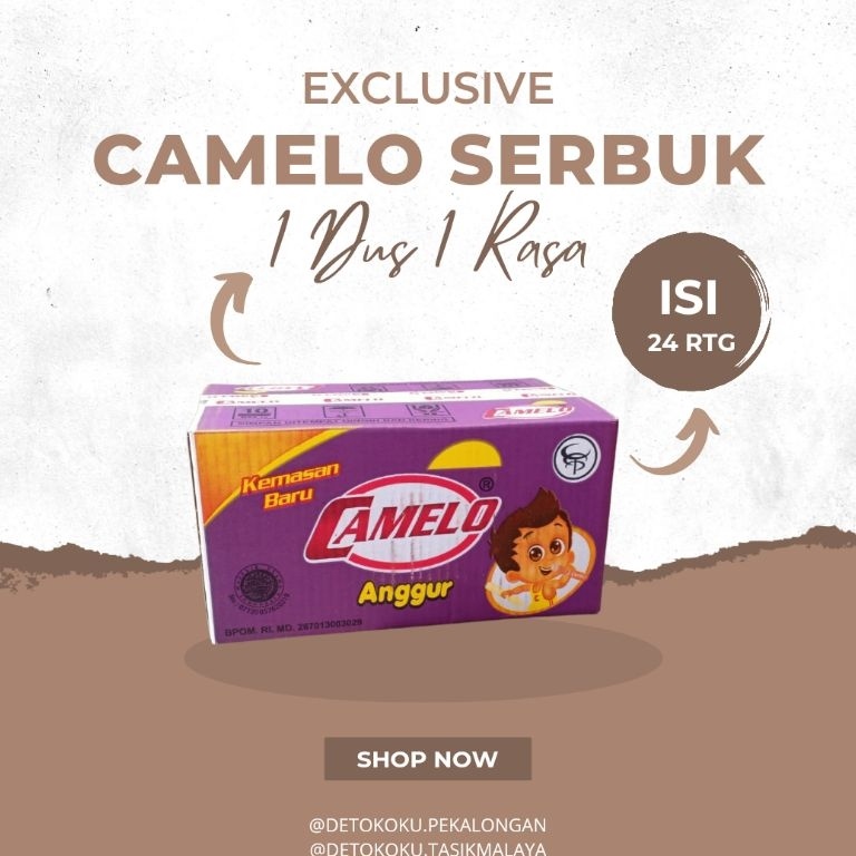 

66S Es Camelo Serbuk - 1 Dus 1 Rasa isi 240pcs 6ldbo