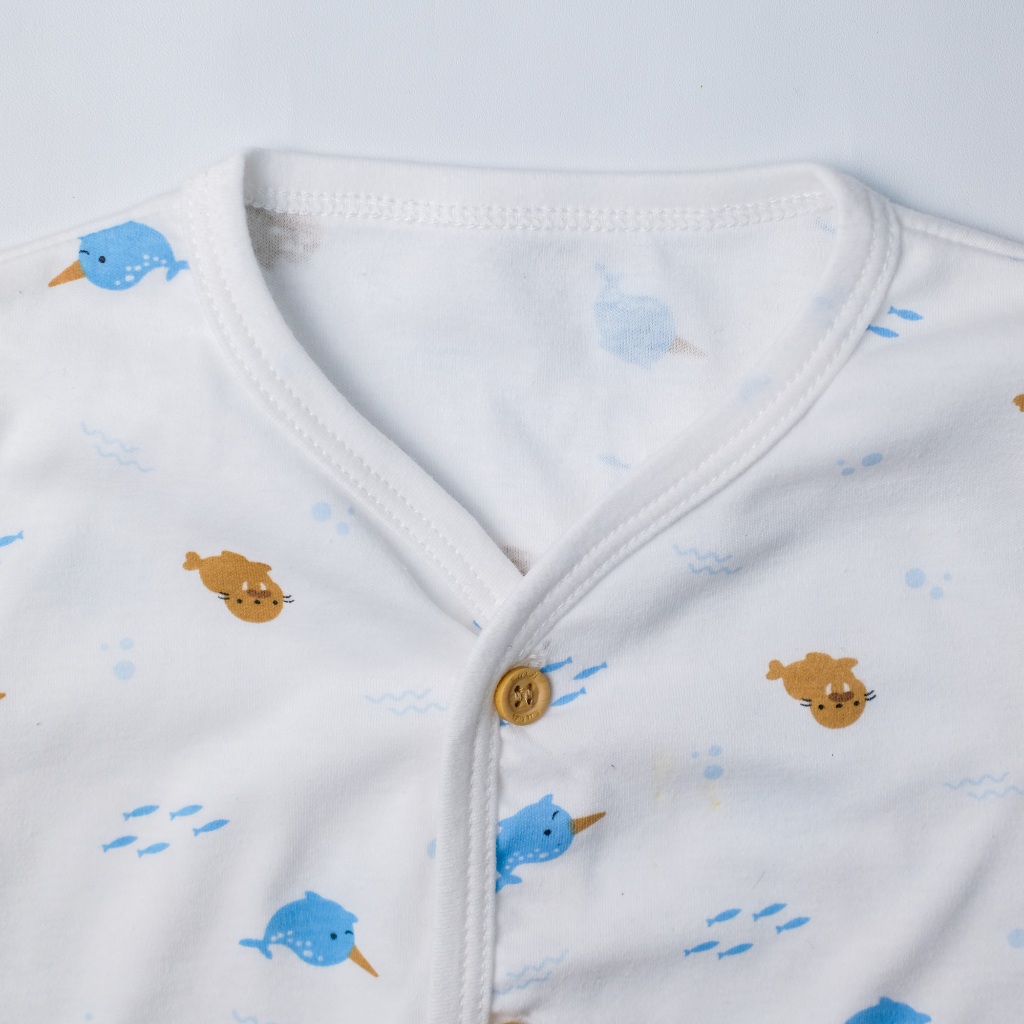 Nice Kids - ARCTIC COLLECTION Short Baby Pajamas (Motif Piyama 0-12 Bulan) Piyama Baju Tidur Anak Bayi Newborn Pattern Motif