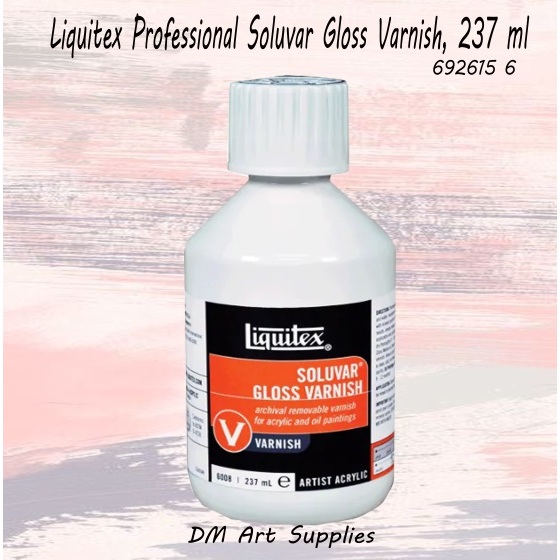 

Liquitex Professional Soluvar Gloss Varnish, 237 ml (692615 6)