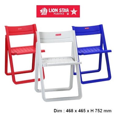LION STAR Folding Chair FC - 8 TINGGI 75.2cm kursi lipat KURSI SANTAI