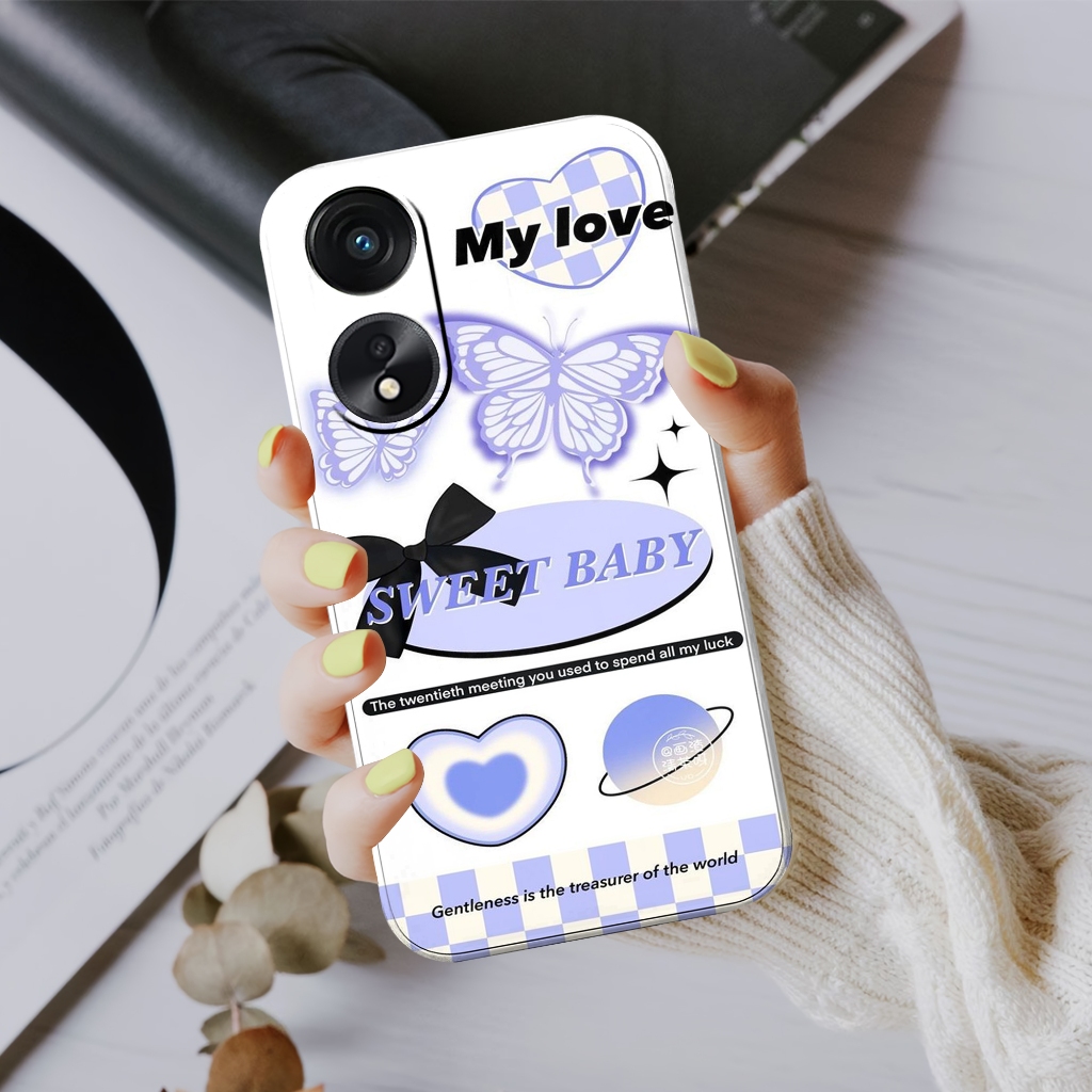 CASE OPPO A38 / OPPO A18 - SOFTCASE PRO CAMERA MOTIF FULL FOR OPPO A38 / OPPO A18 - LOVE AESTHETIC -