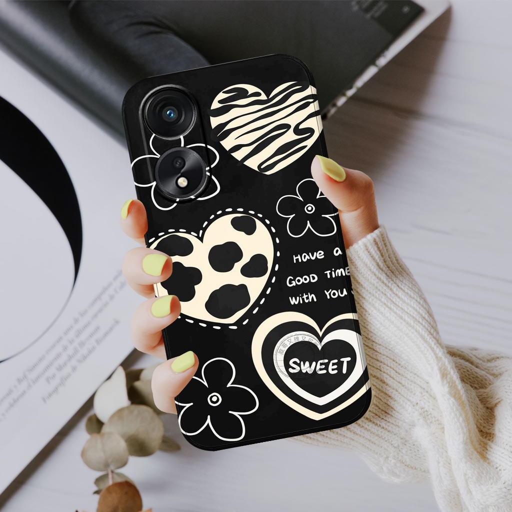 CASE OPPO A38 / OPPO A18 - SOFTCASE PRO CAMERA MOTIF FULL FOR OPPO A38 / OPPO A18 - LOVE AESTHETIC -