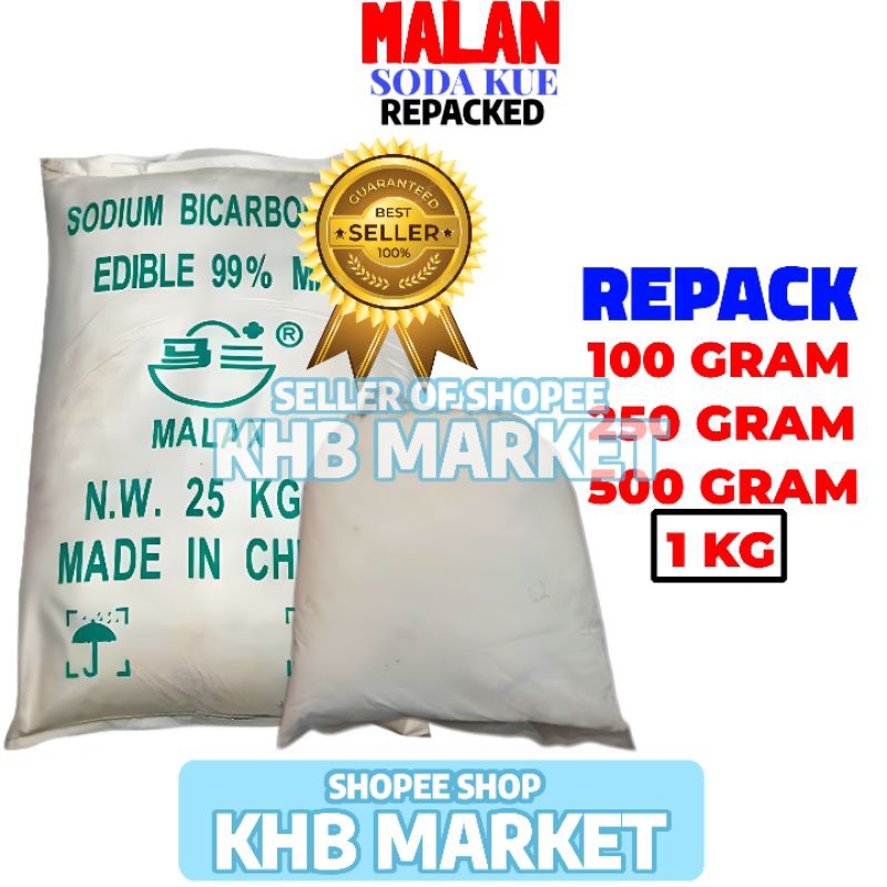 

Sodium Bicarbonate Soda Kue Malan 1kg Repack