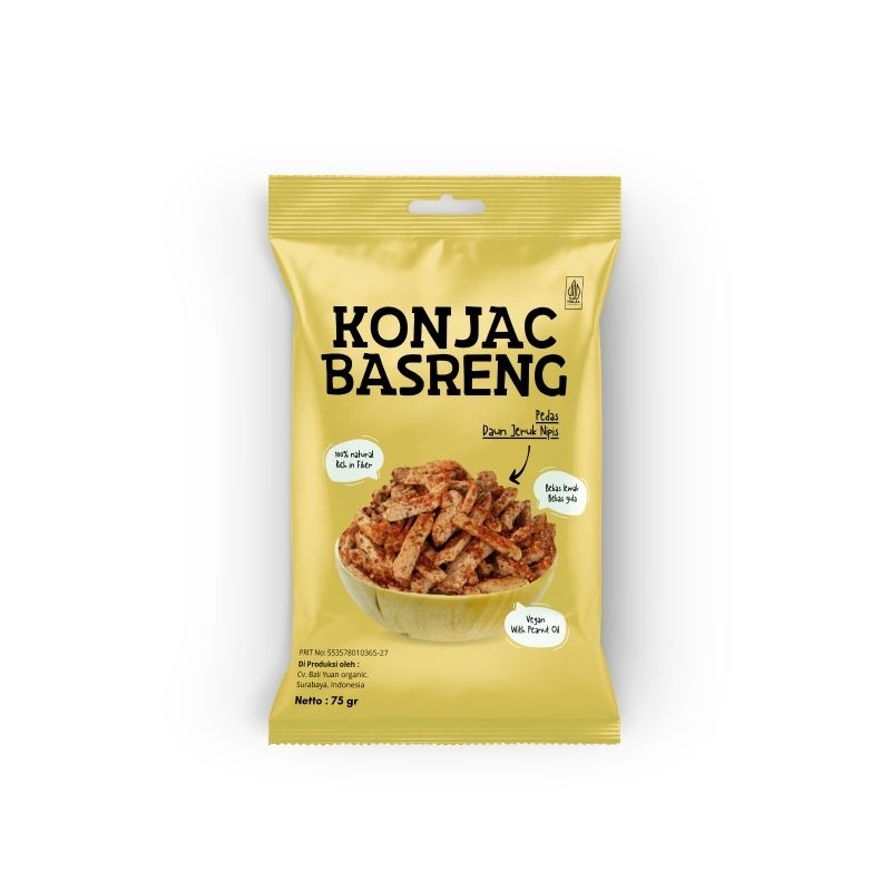 

Konjac Healthy Basreng (Pedas Daun Jeruk)