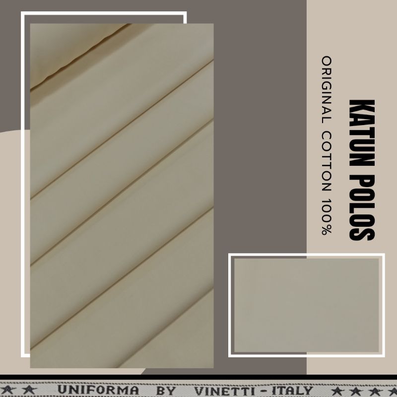 BAHAN KAIN KATUN POLOS | BAHAN KAIN KEMEJA POLOS KUNING