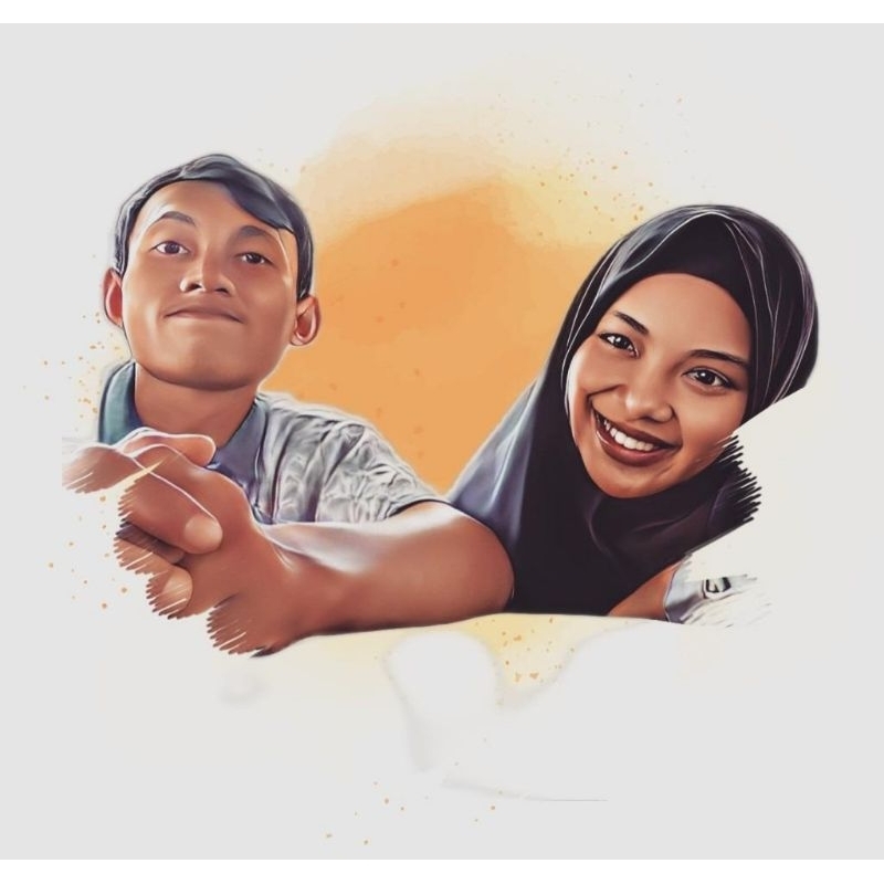 jasa ilustrasi wajah murah-vektor art kartun