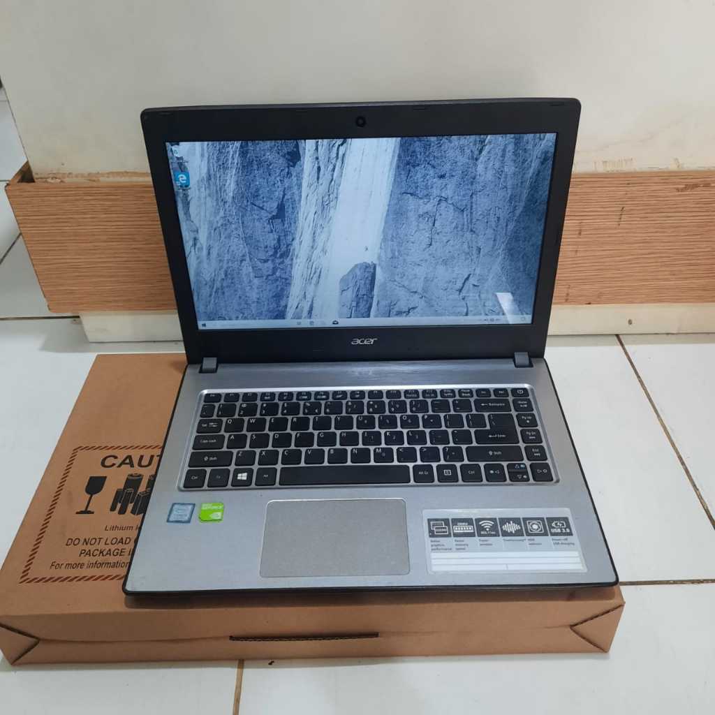 Laptop Acer Aspire E5-476G, Core i5-8250U, Gen 8th, Double Vga, Nvidia Geforce MX130 2GB, Ram 8Gb, s