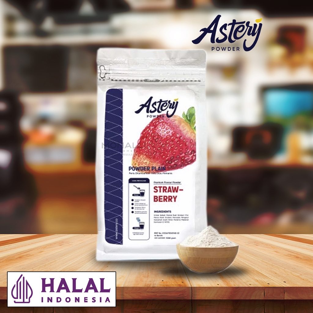 

Bubuk Minuman Strawberry Plain Powder Drink Ala Cafe - 1 Kg - Full 1 Kg