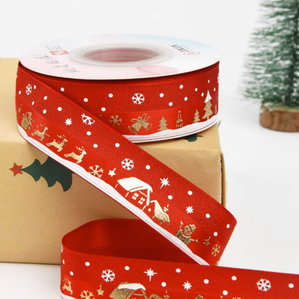 

Promo Harga 3Meter pita kado natal pita hampers natal pita natal premium - Merah Berkualitas