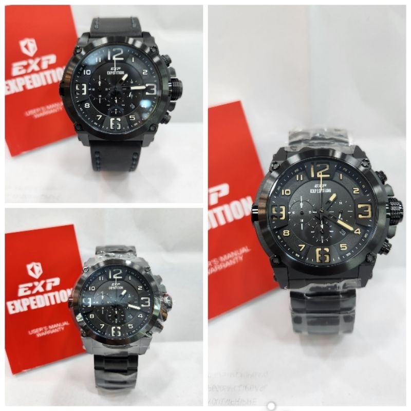 Jam tangan pria Expedition EXP E6605 E 6605  Original Garansi Resmi
