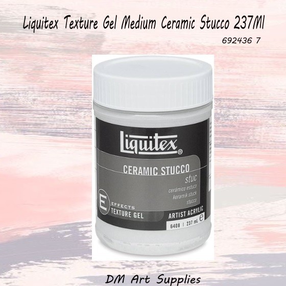

Liquitex Texture Gel Medium Ceramic Stucco 237Ml (692436 7)
