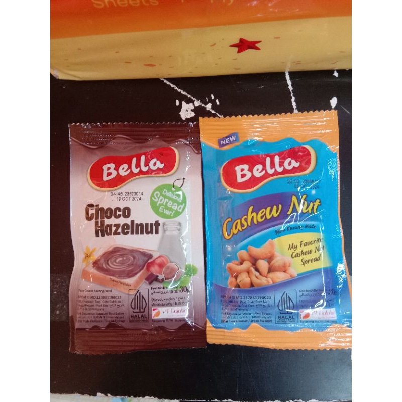 

Bella Spread selai choco hazelnut cashew nut 30g