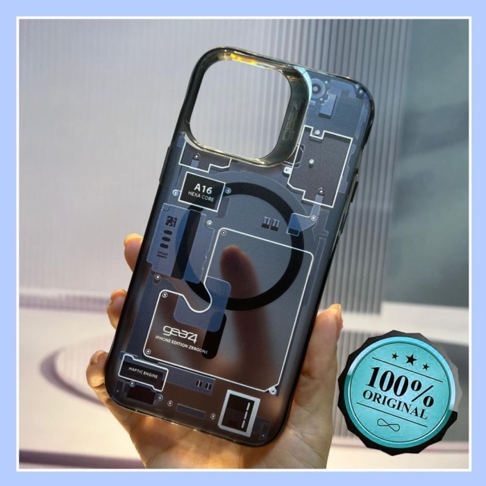 Iphone 14 Pro Max Plus Case Mesin Gear Magsafe Original Hard Soft Tpu