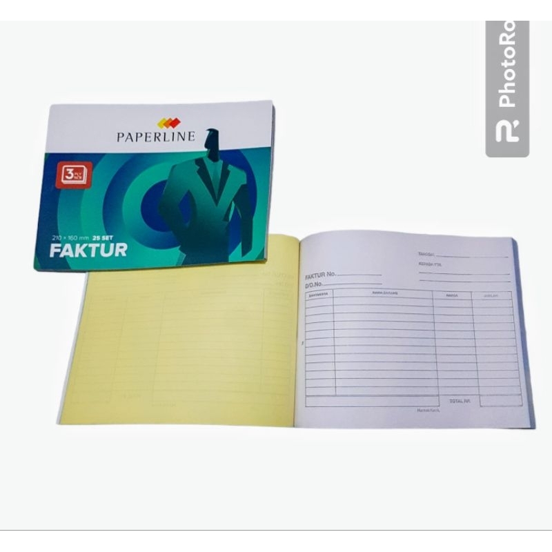 

NOTA FAKTUR 3 PLY ISI 25 SET PAPERLINE MURAH GROSIR