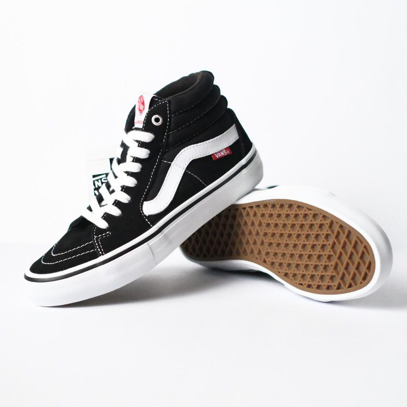 Vans SK8 Hi Pro Black White