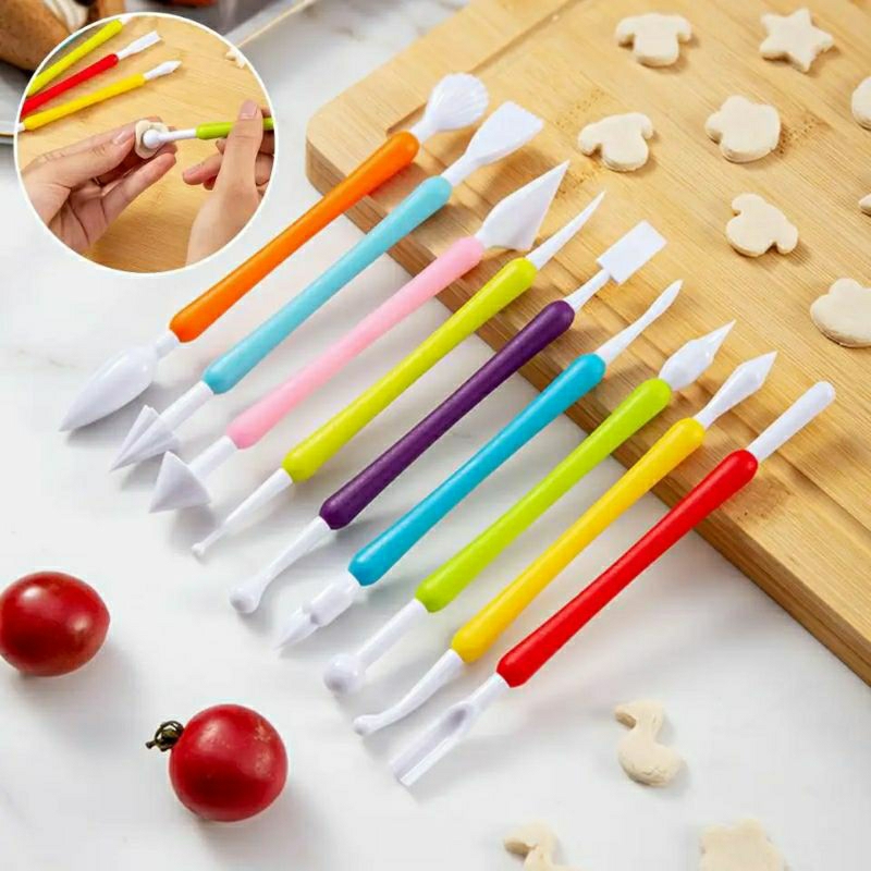 9 Pcs Clay Tools Modelling Tools Fondant Tools