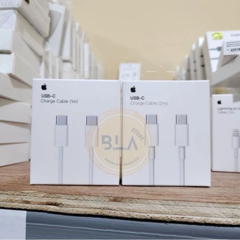 USB-C CHARGE CABLE C TO C 1M / 2M MACBOOK PRO AIR  / IPAD ORIGINAL