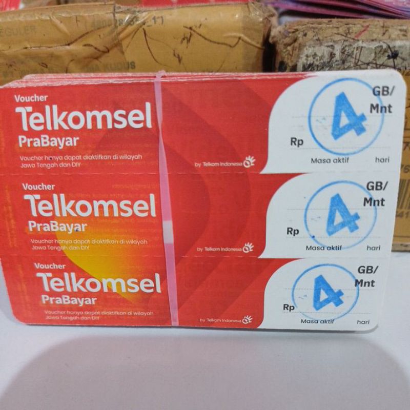 Voucher Telkomsel 4gb Jateng