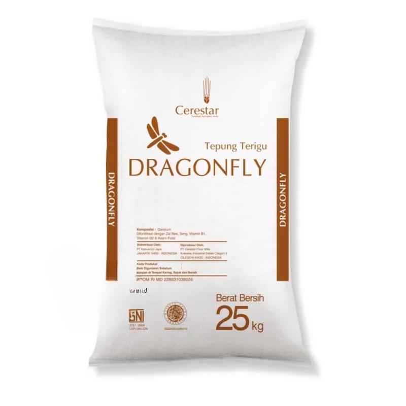 

[BAGOR / BALL isi 25] tepung terigu DRAGONFLY | serbaguna isi 25 pcs x 1 kg