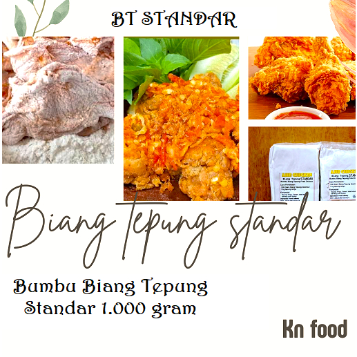 

Tepung Ayam Chicken Standar- Bumbu Biang Tepung Fried Chicken Standar 1 kg.