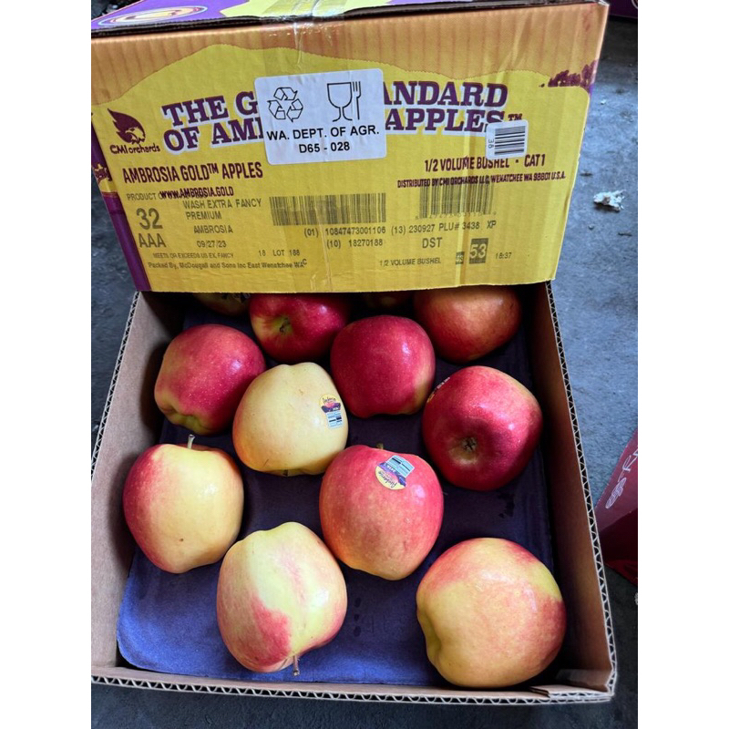 

Apel Ambrosia Gold USA 1 Dus (9 Kg) Fresh Import
