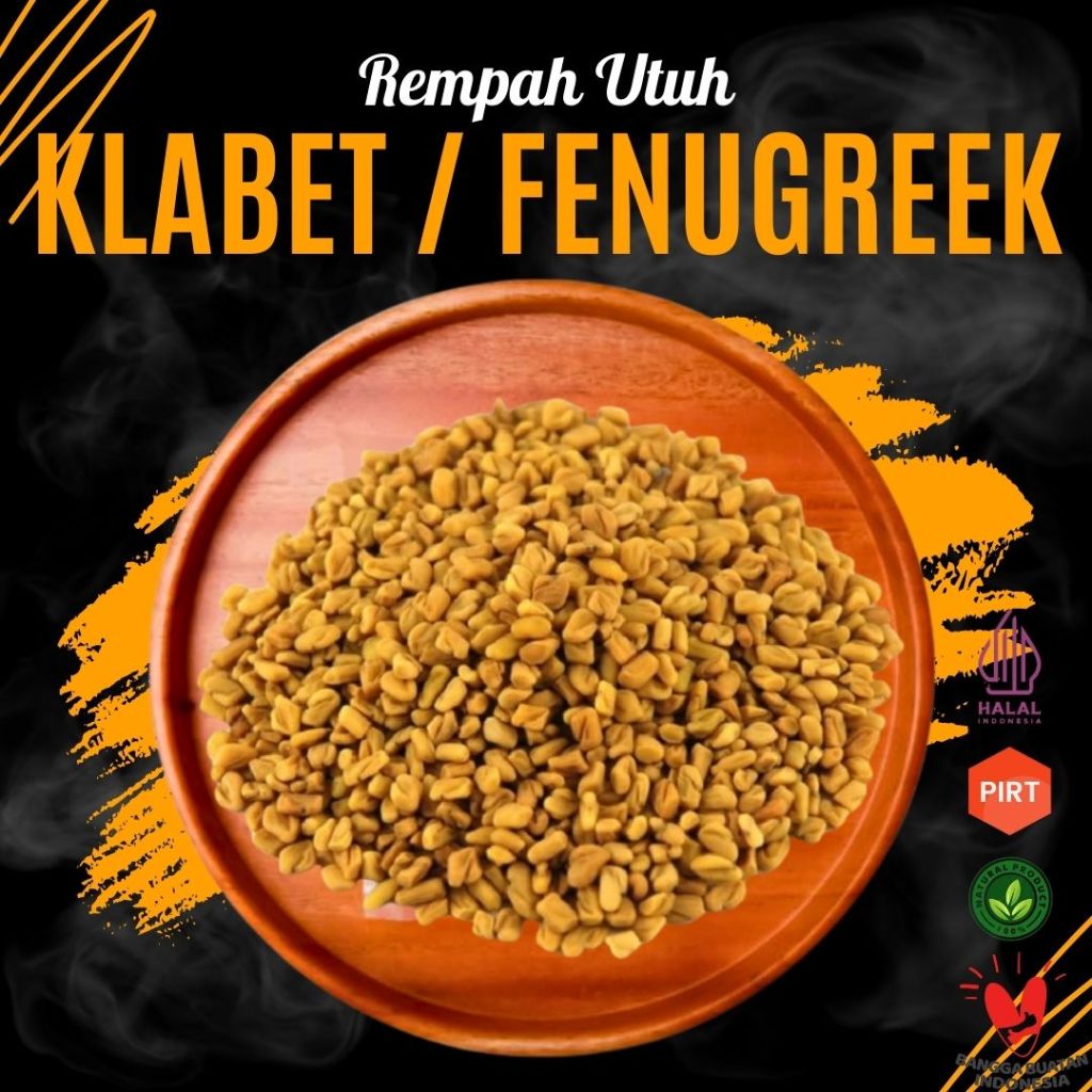 

Biji Klabet Fenugreek / Fenugreek Seed Rempah Asli