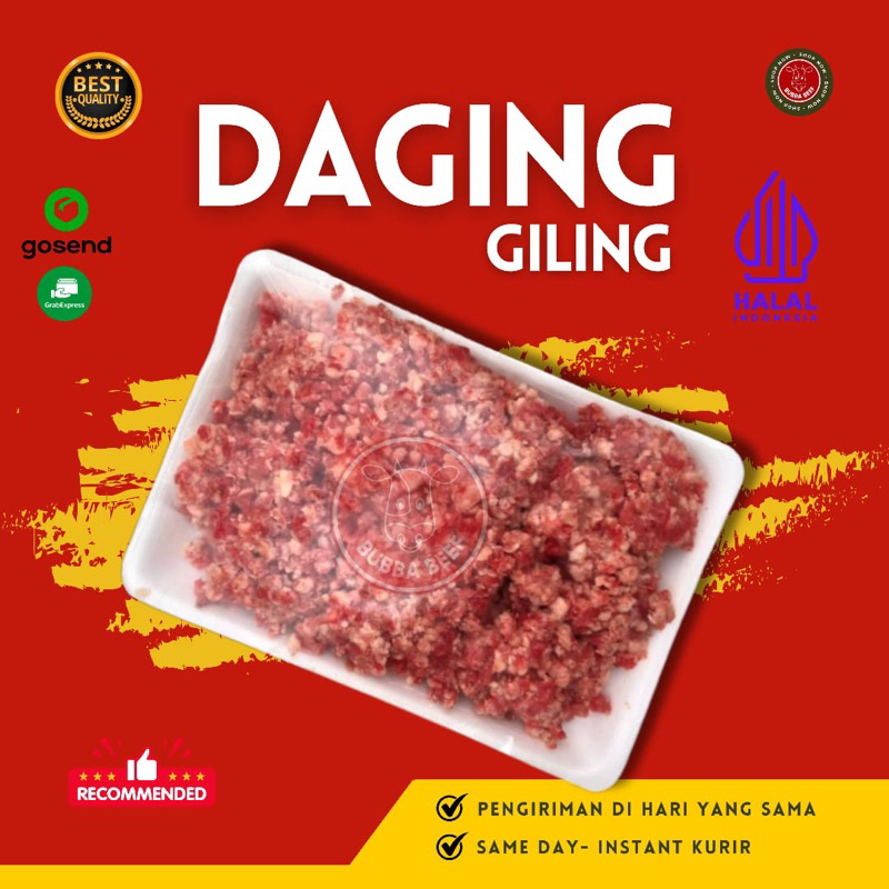 

Daging Giling Murni Minim Lemak | Daging Sapi Giling Halus | Daging Sapi Premium | Daging Sapi Frozen