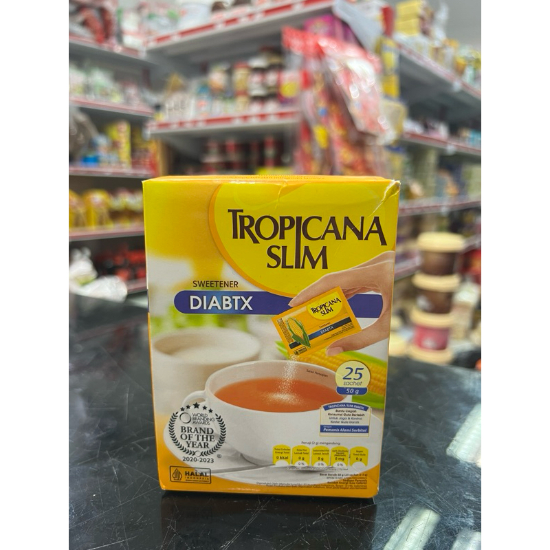 

Tropicana Slim Sweetener Diabtx 25 sachet @50gr