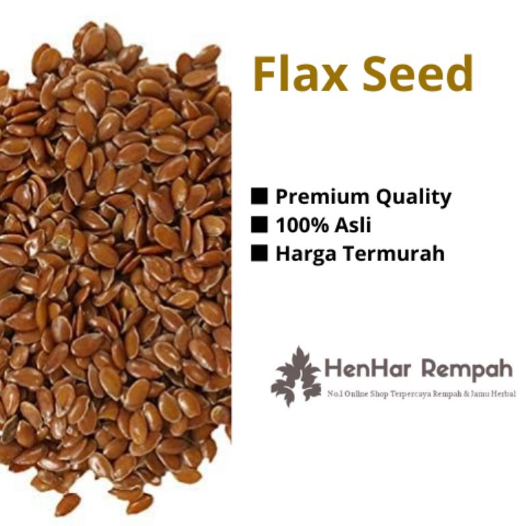 

AA40LL54 [250 gram & 500 gram] Brown Flax Seeds / Biji Rami ➠COD