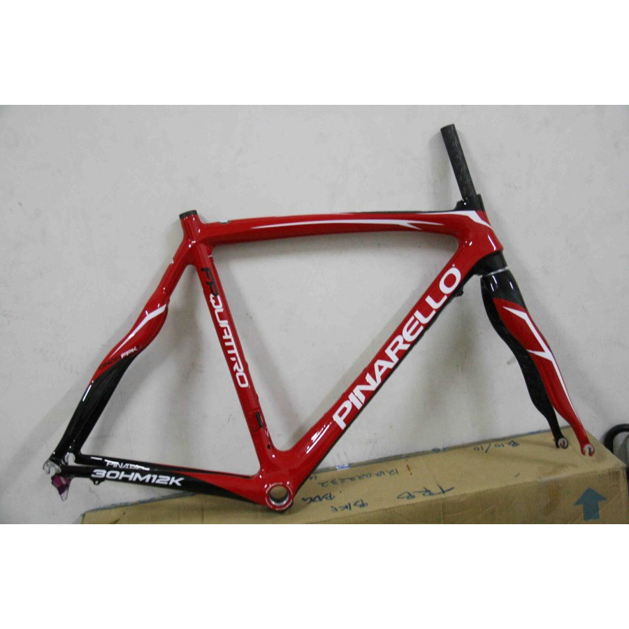 Frame Kerangka Sepeda Pinarello FP Quattro Red-Black Original Frame Pinarello Carbon
