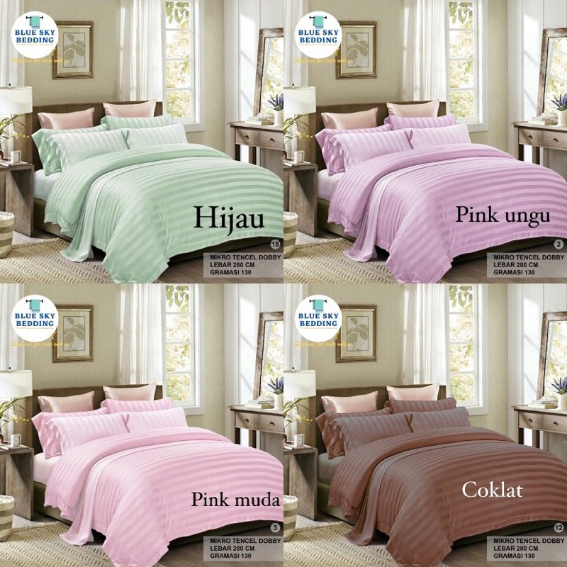 Bedcover Set Salur Mikrotencel Salur