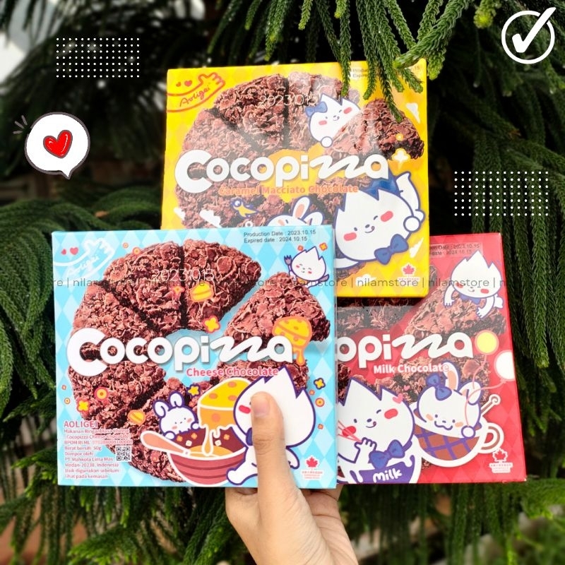 

AOLIGEI Crisp Choco Cocopizza 50g