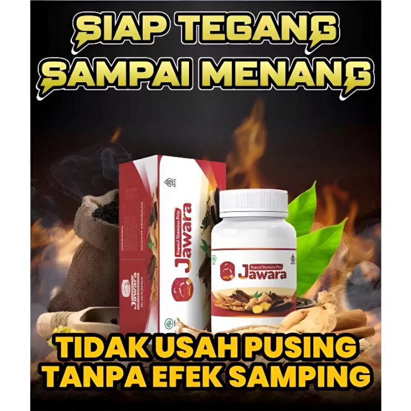 Jawara kapsul herbal - Stamina Pria Kuat Tahan Lama Isi 30
