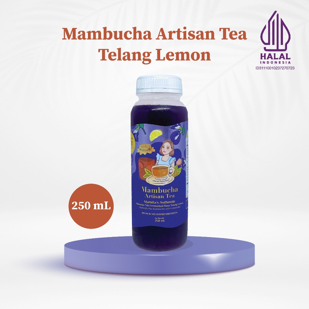 

FV51WH88 Kombucha Butterfly Pea Lemonade Mambucha 250ml ➻Ready Stock