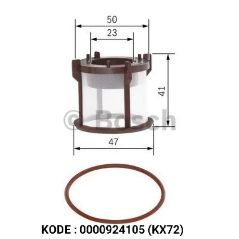 FUEL FILTER FOR MERCEDES-BENZ NG/MK/SK/O404 OM442.952/950/962/958/951 14.6L 8cyl